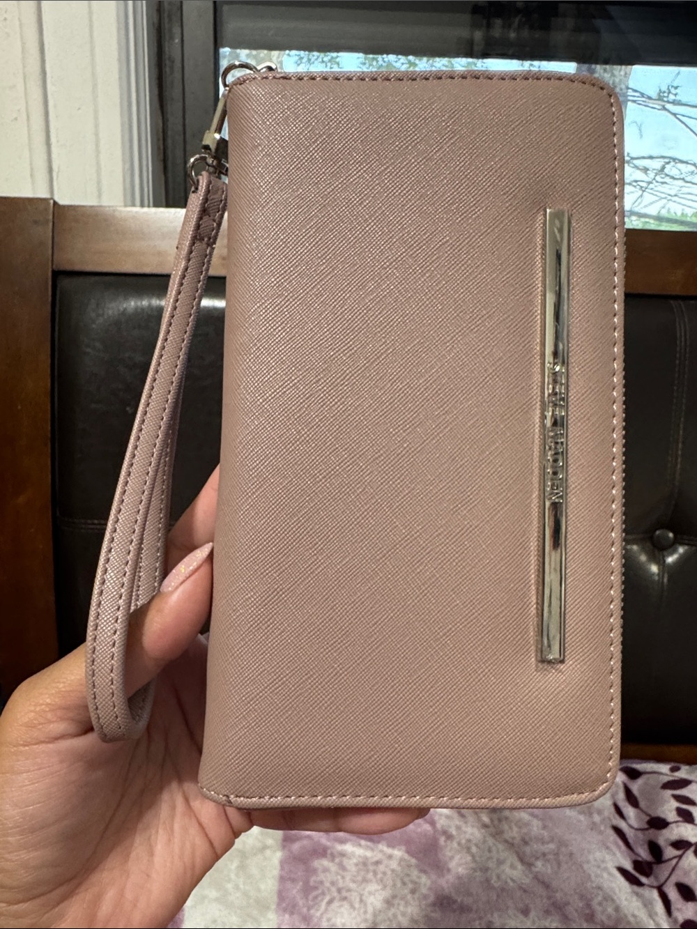 Steve Madden Blush Pink Wristlet Wallet